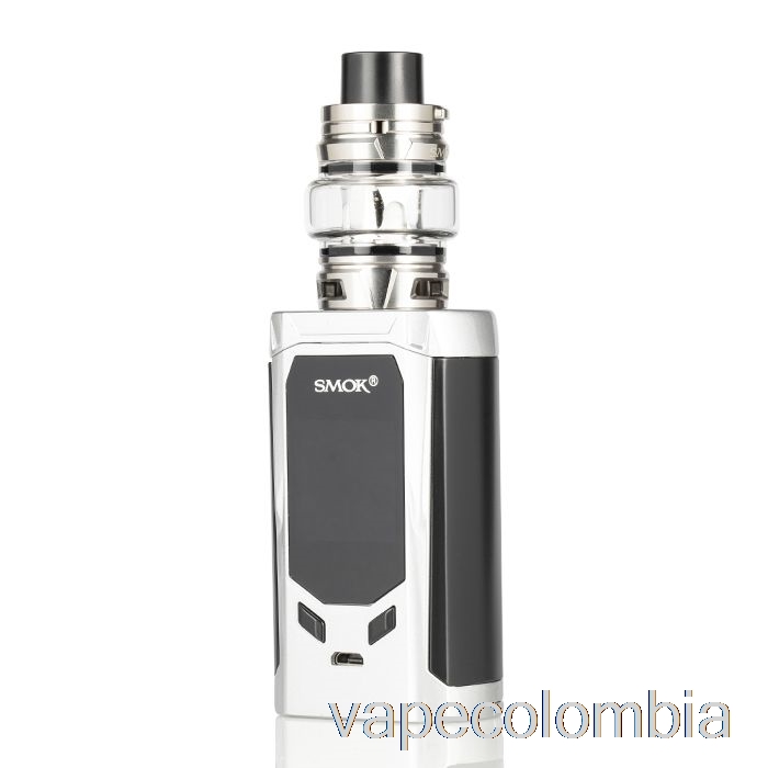 Vape Recargable Smok R-kiss 200w Y Tfv8 Baby V2 Kit De Inicio Plateado